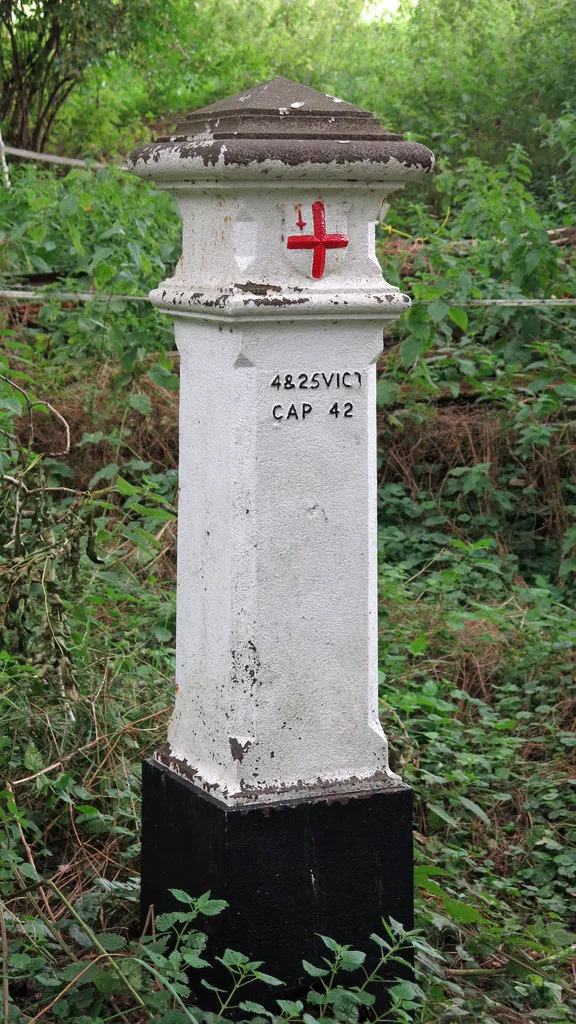Coal tax boundary post no.59, just north of Cooks Wood