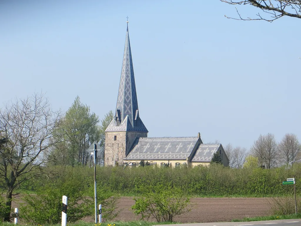 Kirche Handewitt von Osten aus gesehen