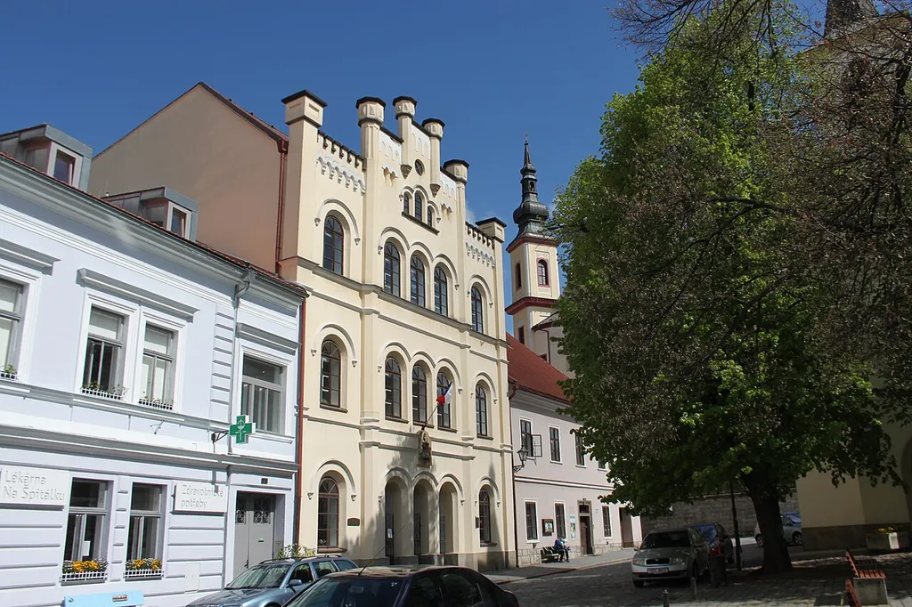 původní umístění budovy městského špitálu