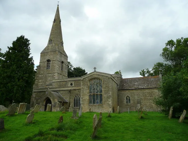 All Saints' parish church, Winwick, Cambridgeshire (formerly Huntingdonshire), seen from the south