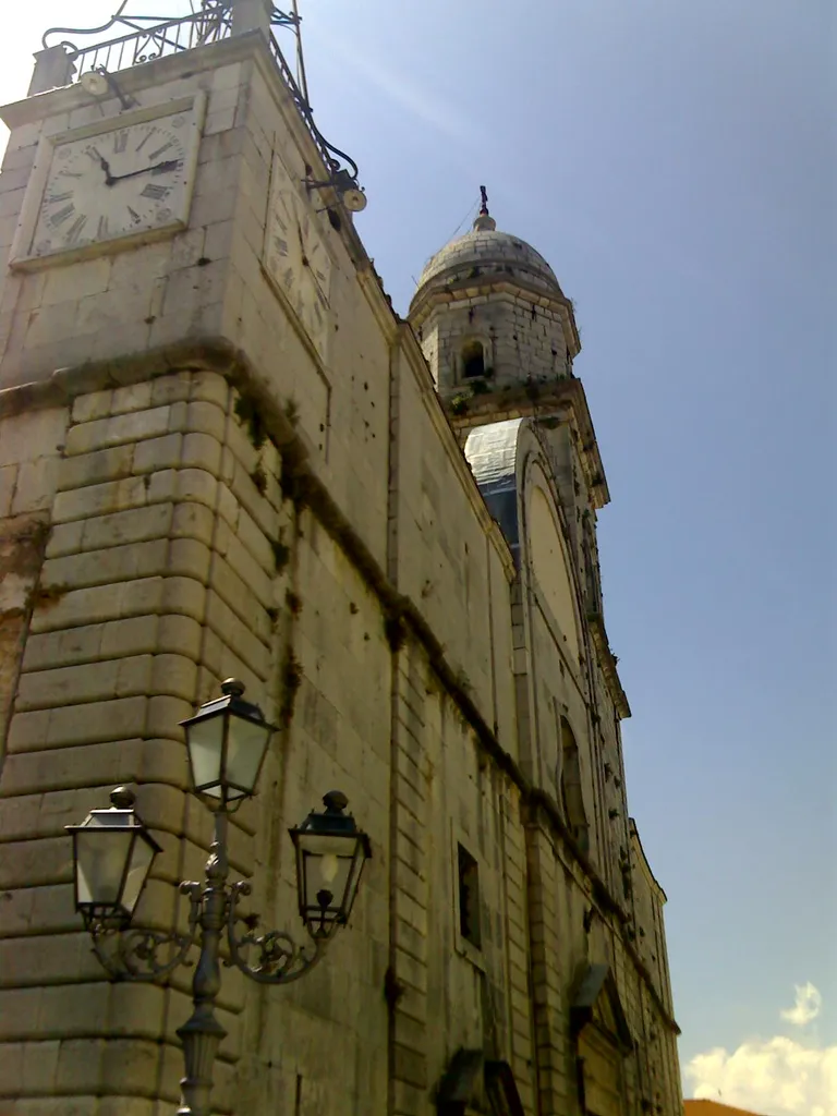 Cathedral in Nusco, province of Avellino, Italy.