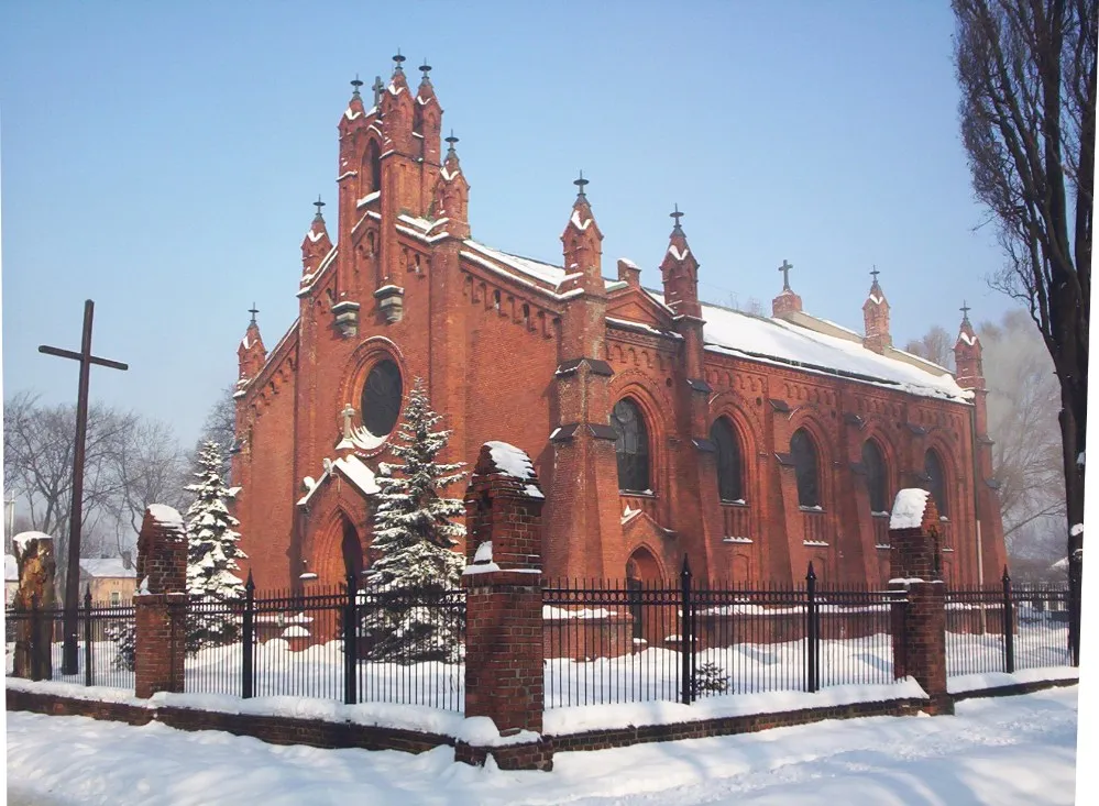 Church of Karol Boromeusz (citizens call it "small church"), Żyrardów, Poland.