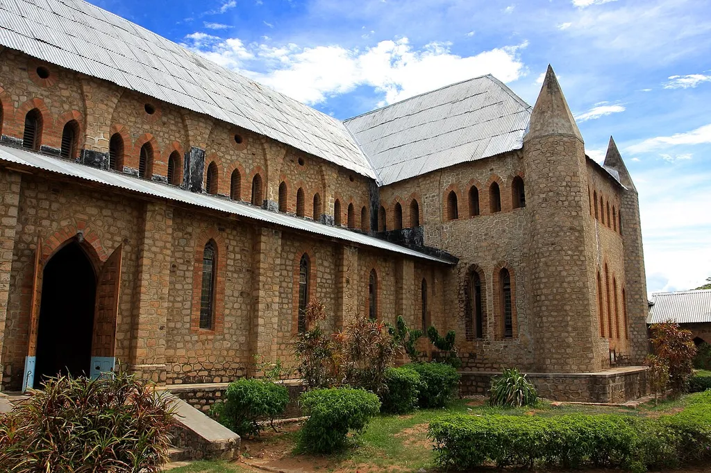St Peter's Cathedral in Likoma, Malawi.