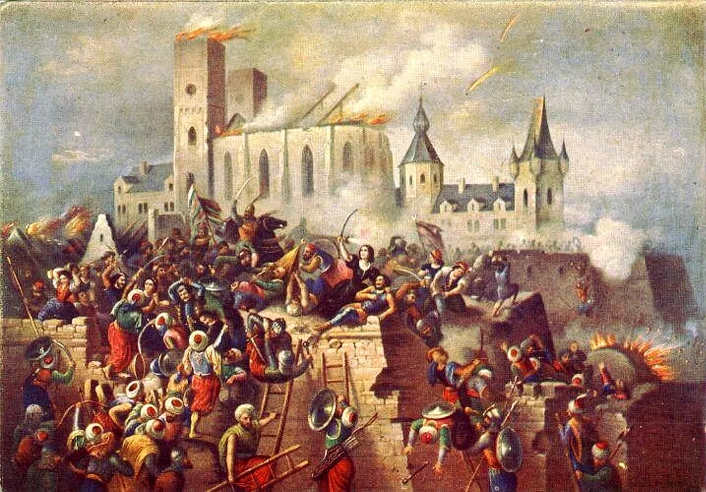 Eger vár ostroma, 1552-ben, Vízkelety Béla (1825–1864) festménye képeslapon. Vahot Imre tervei szerint Vízkelety Béla és Franz Kollarz által készített Eger ostromát ábrázoló litográfia. Egy sorozat eleme, amelynek első történeti kompozícióját Vahot Imre a Napkelet műlapjaként jelenteti meg 1857-ben. A Hunyadiház diadalünnepét ezután még évente egy históriai kompozíció követi: 1858-ban a Mátyás az igazságos, 1859-ben a Báthory István bevonulása végül 1860-ban az Eger várának hősi megvédése. A kőrajzokból Vahot csak utólag kerekít históriai ciklust, amikor 1860-ban “Magyar Történeti Képcsarnok” címen könyv alakban is kiadja a Vizkelety Béla ábrázolásaihoz kapcsolódó szövegeket.