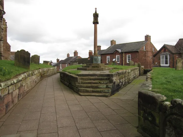 War memorial, St Oswald's churchyard, Malpas