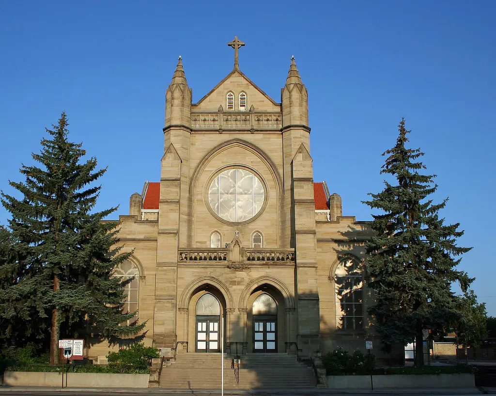 Saint Dominic's Church, located at 3005 West 29th Avenue in Denver, Colorado