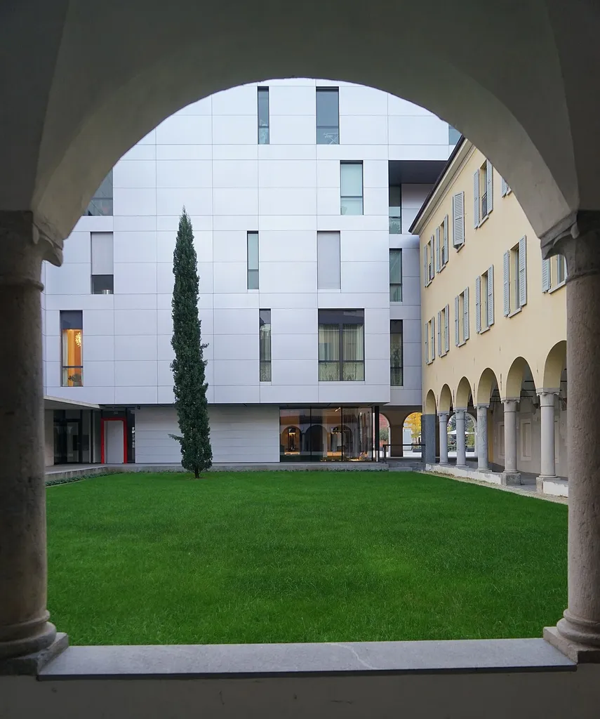 Grand Hotel Palace, Kreuzgang S. Maria degli Angeli. Lugano