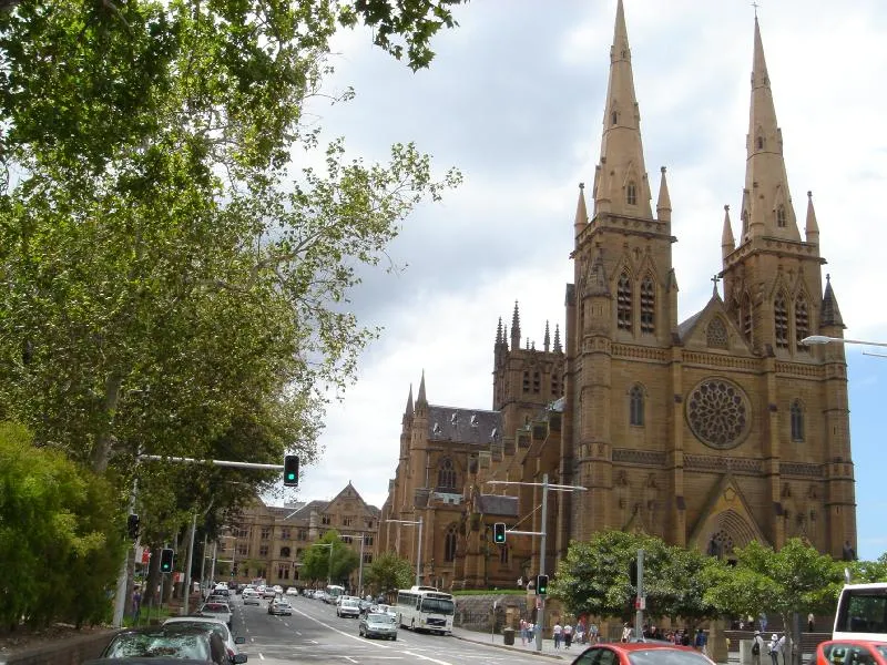St Mary's Cathedral is the spiritual home of Sydney's Catholic community. It is the seat of the Archbishop of Sydney, and stands on the site of the first Catholic Chapel in Australia. Constructed in local sandstone, the "Gothic Revival" style of its architecture is reminiscent of the great medieval cathedrals of Europe. St Mary's is not only a great legacy from the past, however: it is vital part of the present spiritual and cultural life of the city and the nation.