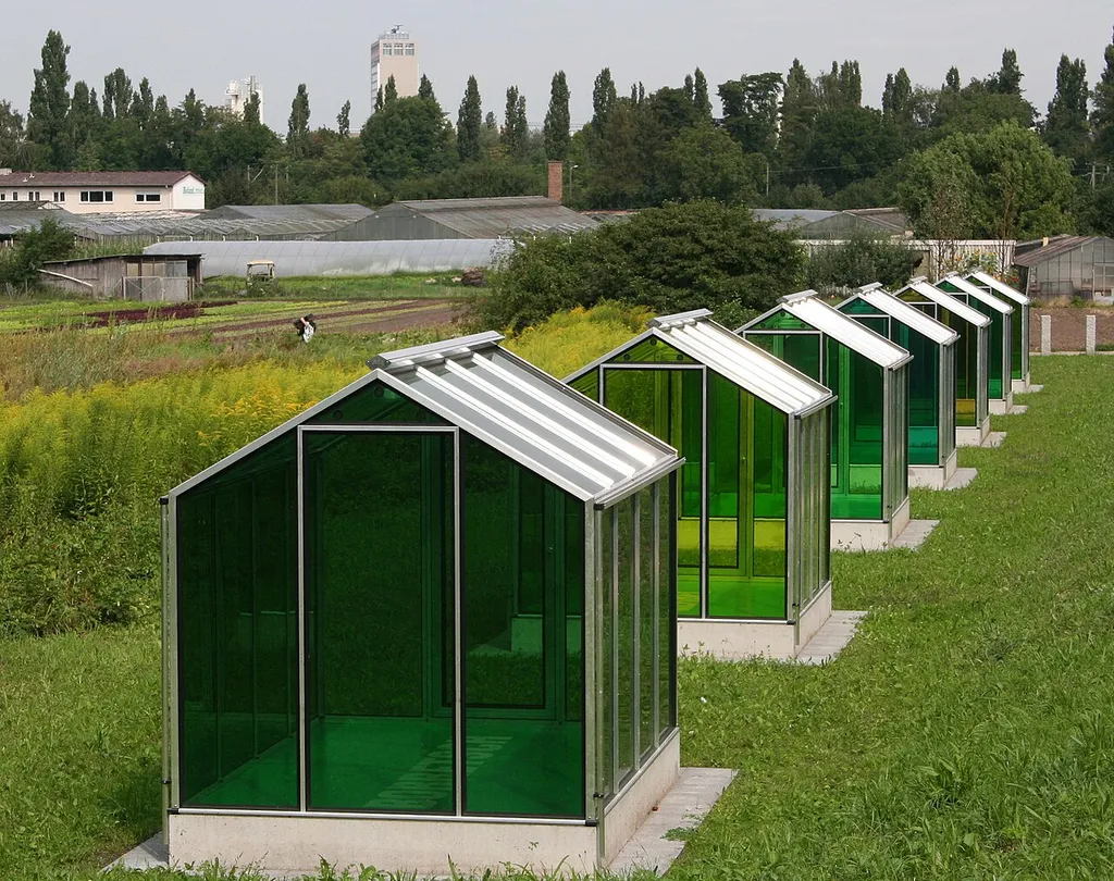 A monument for Green Sauce made by german artist Olga Schulz in the district Oberrad of Frankfurt am Main in Germany.