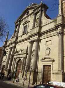 Facade of the Church of Santa María, Alcalá de Henares