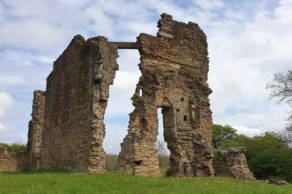 Ruins of Codnor Castle in Derbyshire