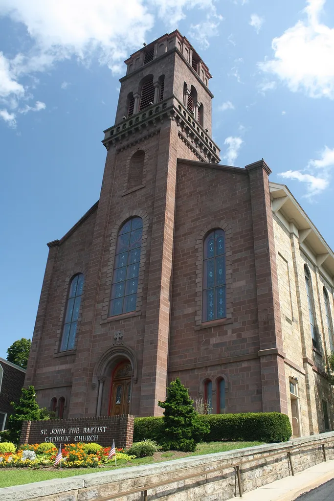Photo of St. John the Baptist Catholic Church, Pottsville, Pennsylvania was taken by Michael Rajchel with a personal Cannon Rebel XS. Located at 10th and Mahantongo Streets, Pottsville, PA 17901