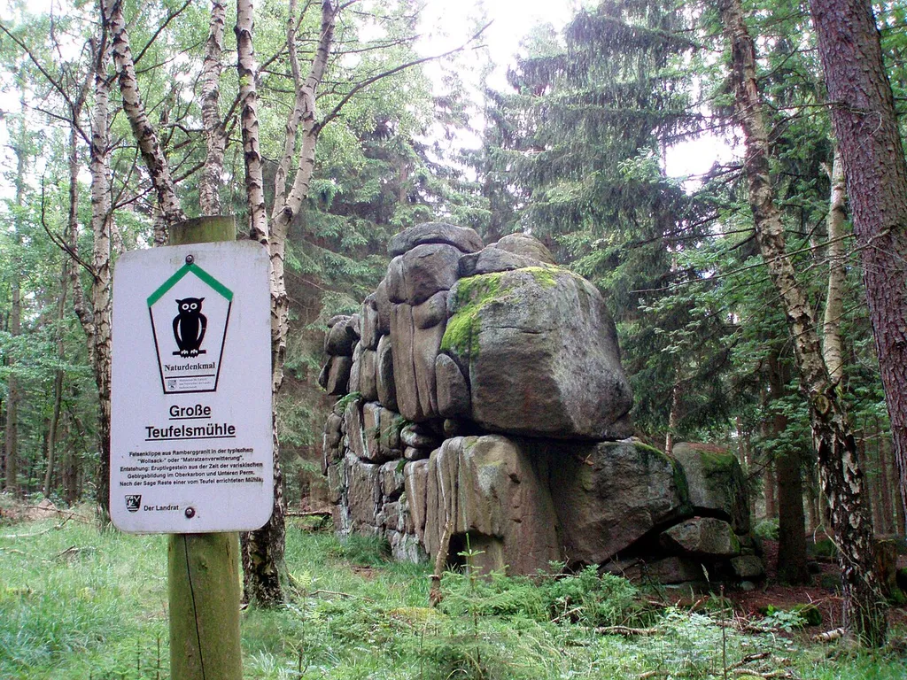 Große Teufelsmühle auf der Viktorshöhe, Gemarkung Gernrode