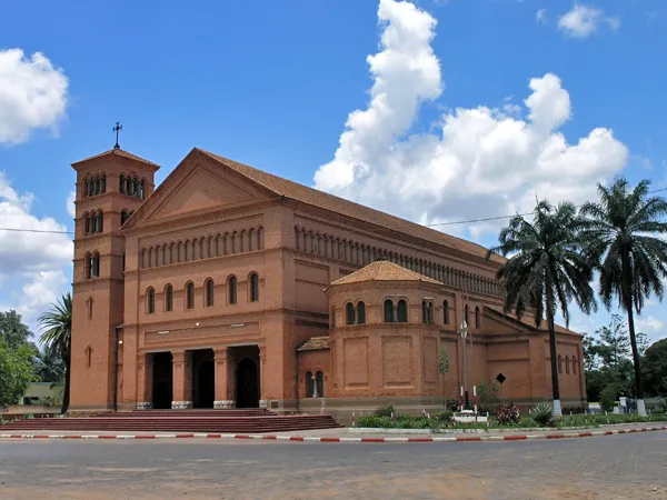 Cathédrale Saints Pierre et Paul in Lubumbashi, Democratic Republic of the Congo. The seat of the archbishop of the Roman Catholic Archdiocese of Lubumbashi.