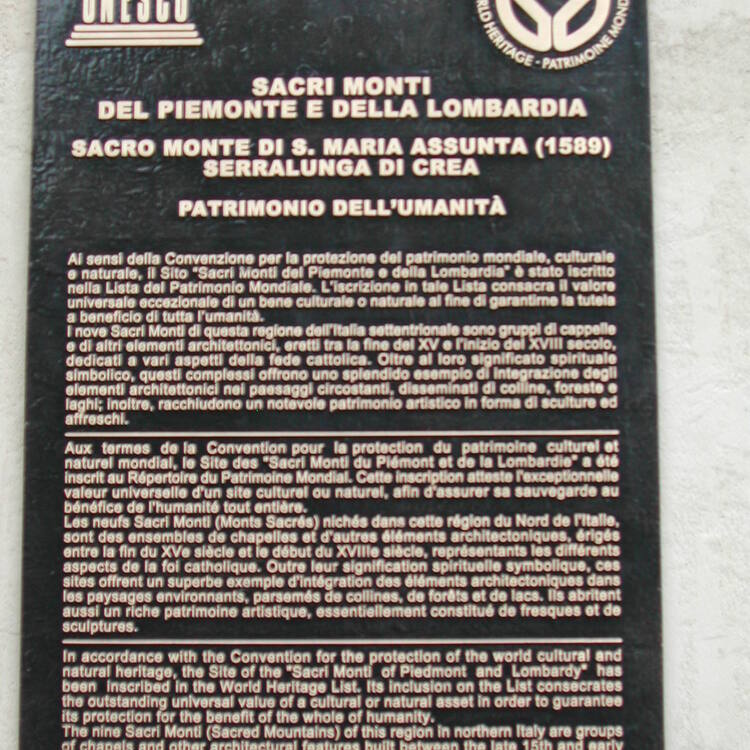 Sacri Monti of Piedmont and Lombardy